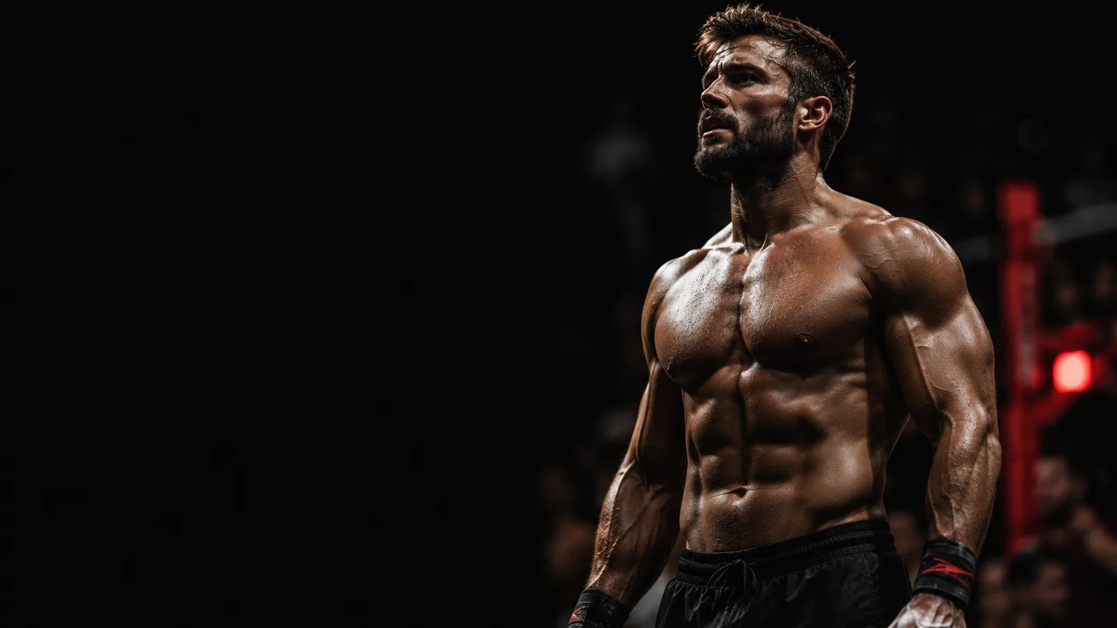 Atleta de CrossFit en pleno esfuerzo durante un WOD